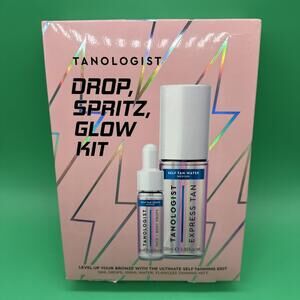 NEW Tanologist Drop,Spritz,Glow Kit Self Tan Drops&Water Medium Made In UK